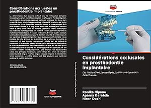Bild des Verkufers fr Considrations occlusales en prosthodontie implantaire zum Verkauf von moluna