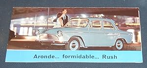 Plaquette publicitaire Aronde