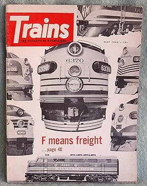Imagen del vendedor de Trains May 1965 Vol. 25 No. 7 a la venta por Argyl Houser, Bookseller