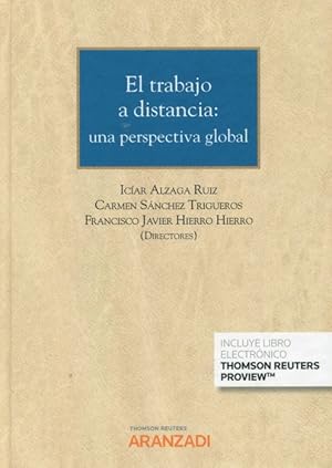 Image du vendeur pour El trabajo a distancia: una perspectiva global mis en vente par Vuestros Libros