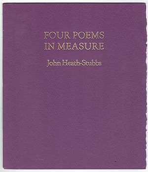 Bild des Verkufers fr Four Poems in Measure zum Verkauf von Eureka Books