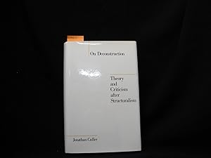 Seller image for On Deconstruction: Theory and Criticism After Structuralism for sale by George Strange's Bookmart