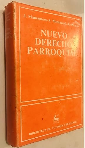 Seller image for Nuevo derecho parroquial (Biblioteca de autores cristianos) (Spanish Edition) by Manzanares Marijuan, Julio for sale by Once Upon A Time