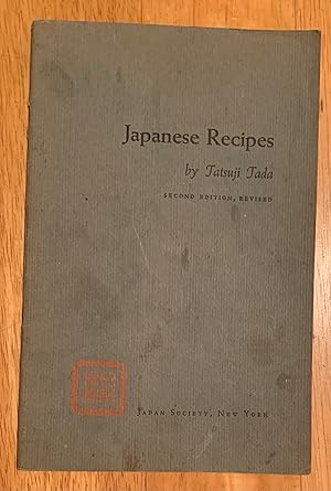 Imagen del vendedor de Japanese Recipes a la venta por Lucky Panther Books