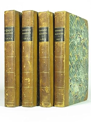 The Saturday Magazine, Volumes 4, 5, 6, 7, 8, 9, 10, & 11 (1834 1835 1836 1837)