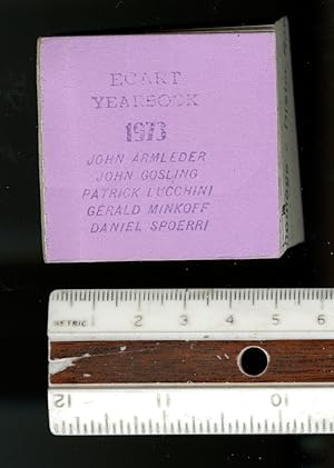 Ecart yearbook 1973: John Armleder, John Golding, Patrick Lucchini, Gerald Minkoff, Daniel Spoerr...