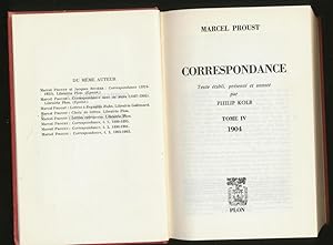 Marcel Proust: Correspondance. 4, 1904 ISBN: 2259003664