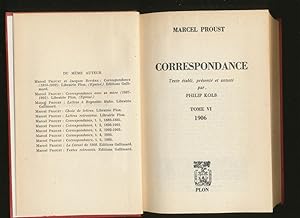 Marcel Proust: Correspondance. 6, 1906 ISBN: 2259005349