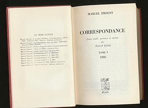 Marcel Proust: Correspondance. 5, 1905 ISBN: 2259005098