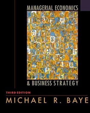 Imagen del vendedor de Managerial Economics and Business Strategy a la venta por WeBuyBooks