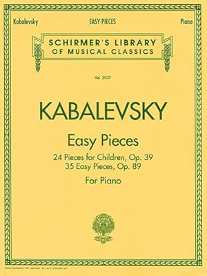 Immagine del venditore per Dmitri Kabalevsky Easy Pieces for Piano : 24 Pieces for Children, Op. 39 35 Easy Pieces, Op. 89 venduto da GreatBookPricesUK