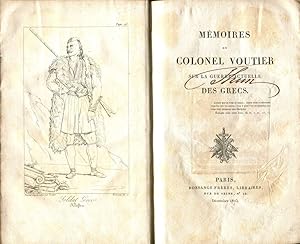 Mémoires du colonel Voutier sur la guerre actuelle des Grecs [= Mémoires des Contemporains]