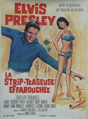 "LA STRIP-TEASEUSE EFFAROUCHÉE (GIRL HAPPY)" Réalisé par Boris SAGAL en 1964 avec Elvis PRESLEY, ...