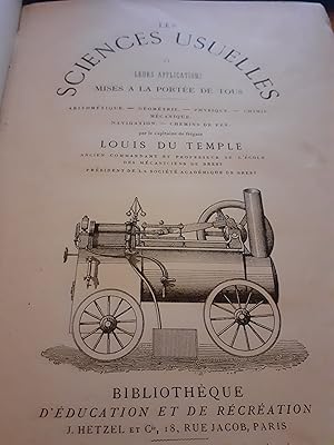 Seller image for les sciences usuelles et leurs applications for sale by MBLIVRES