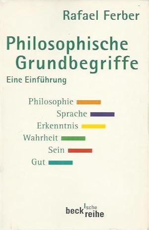 Imagen del vendedor de Philosophische Grundbegriffe: eine Einfhrung a la venta por bcher-stapel