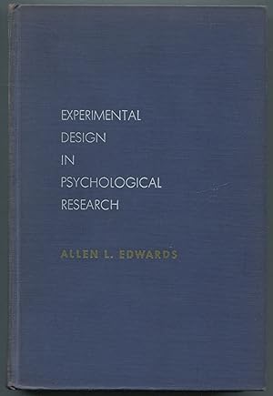 Seller image for Experimental Design in Psychological Research for sale by Between the Covers-Rare Books, Inc. ABAA