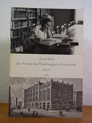 Immagine del venditore per Zeitschrift des Vereins fr Hamburgische Geschichte. Band 92 venduto da Antiquariat Weber