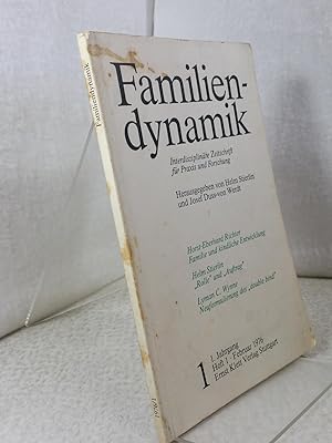 Familiendynamik, Interdisziplinäre Zeitschrift für Praxis und Forschung Herausgegeben von Helm St...