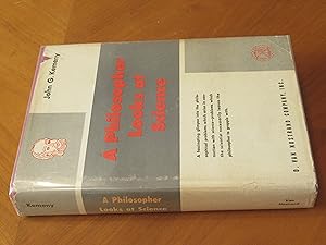 A Philosopher Looks At Science (With Publisher's Prospectus And Kemeny's 1992 Obituary)