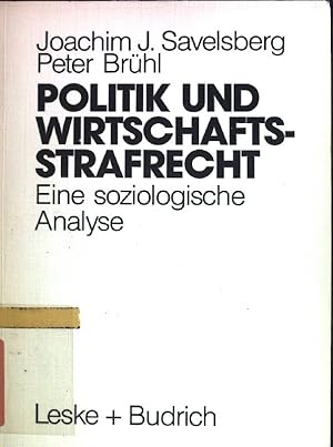 Bild des Verkufers fr Politik und Wirtschaftsstrafrecht : eine soziologische Analyse von Rationalitten, Kommunikationen und Macht. zum Verkauf von books4less (Versandantiquariat Petra Gros GmbH & Co. KG)