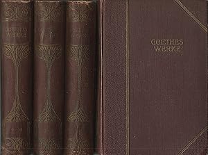 Seller image for Goethes Werke; Auswahl in zehn (10) Teilen = In insgesamt 4 Bchern, Reihe komplett for sale by Bcherhandel-im-Netz/Versandantiquariat
