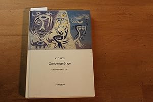 Imagen del vendedor de Zungensprnge - Gedichte 1945 - 1991. a la venta por Bockumer Antiquariat Gossens Heldens GbR