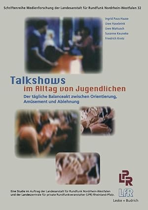 Seller image for Talkshows im Alltag von Jugendlichen: Der Tgliche Balanceakt Zwischen Orientier for sale by Die Buchgeister