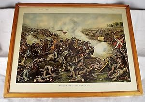 Battle of Five Forks, Va. - Charge of Genl. Sheridan April 1st 1865 (Original Chromolithograph)