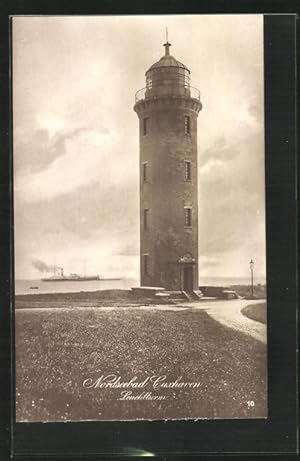 Ansichtskarte Cuxhaven, Am Leuchtturm