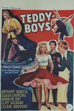 "TEDDY-BOYS (SERIOUS CHARGE)" Réalisé par Terence YOUNG en 1959 avec Cliff RICHARD & The DRIFTERS...