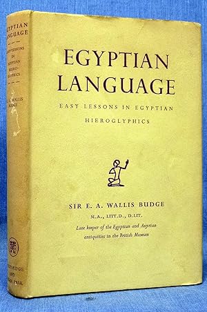 Imagen del vendedor de Egyptian Language, Easy Lessons In Egyptian Hieroglychic a la venta por Dennis McCarty Bookseller