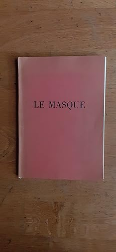 Imagen del vendedor de LE MASQUE. Dcembre 1959 -Mai 1960. a la venta por Librairie Sainte-Marie