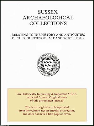 Imagen del vendedor de Brighton, 1580-1820: From Tudor Town to Regency Resort. An original article from the journal of the Sussex Archaeological Society, 1980. a la venta por Cosmo Books