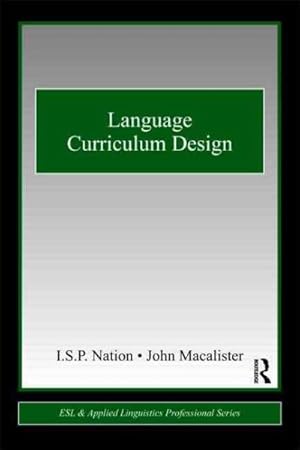 Seller image for Language Curriculum Design for sale by GreatBookPricesUK
