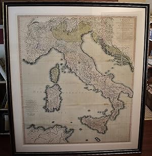Image du vendeur pour (Composite of) Italy with the addition of the southern parts of Germany as far as Pettau in Stiria; Murlakia, Dalmatia, the adjacent countries, and all the Illyric Islands (Extremely Large Map) mis en vente par Sequitur Books