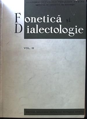 Bild des Verkufers fr Asupra metaforei reciproce. - in: Fonetica si Dialectologie; Vol. 3; zum Verkauf von books4less (Versandantiquariat Petra Gros GmbH & Co. KG)