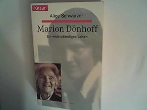 Seller image for Marion Dnhoff. Ein widerstndiges Leben for sale by ANTIQUARIAT FRDEBUCH Inh.Michael Simon