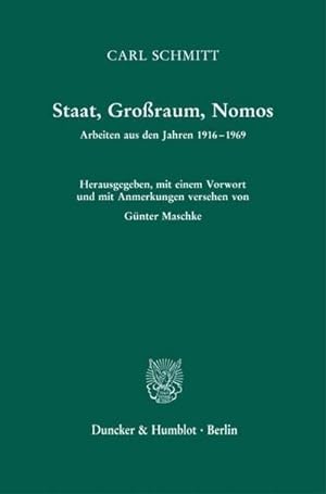 Imagen del vendedor de Staat, Groraum, Nomos a la venta por Rheinberg-Buch Andreas Meier eK