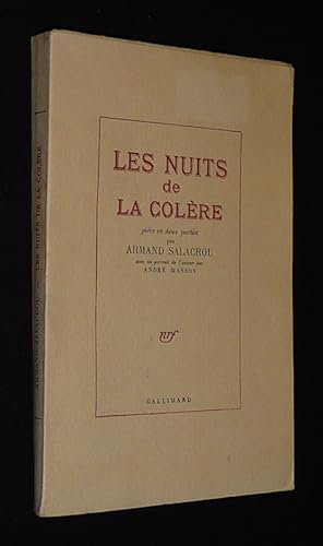 Image du vendeur pour Les Nuits de la colre. Pice en deux parties mis en vente par Abraxas-libris