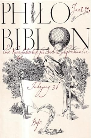 Bild des Verkufers fr Philobiblon. Heft 2, Jahrgang 36. Juni 1992. Eine Vierteljahresschrift fr Buch- und Graphiksammler. Im Auftrag der Maximilian-Gesellschaft in Hamburg herausgegeben von Reimar W. Fuchs. zum Verkauf von Antiquariat an der Nikolaikirche