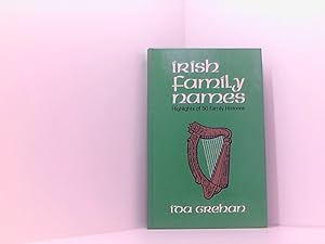 Bild des Verkufers fr Irish Family Names: Highlights of Fifty Family Histories zum Verkauf von Book Broker