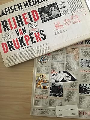 Grafisch Nederland 1976 Vrijheid van drukpers in original cardboard slipcase (envelope, omdoos)