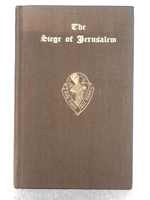 Seller image for The Siege of Jerusalem for sale by World of Rare Books