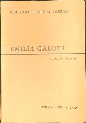 Bild des Verkufers fr Emilia Galotti zum Verkauf von Librodifaccia
