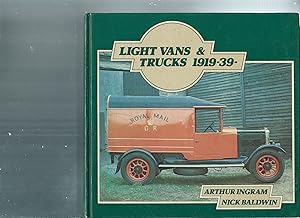 Bild des Verkufers fr LIGHT VANS & TRUCKS 1929-39 zum Verkauf von Robin Peake