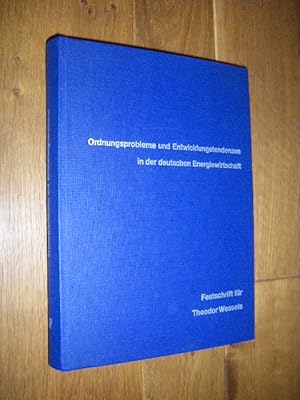 Ordnungsprobleme und Entwicklungstendenzen in der deutschen Energiewirtschaft. Theodor Wessels zu...