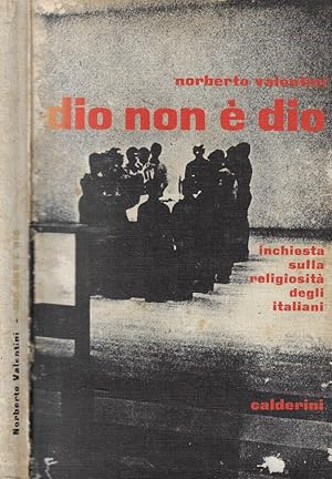 Bild des Verkufers fr Dio non  Dio Inchiesta sulla religiosit degli italiani zum Verkauf von Biblioteca di Babele