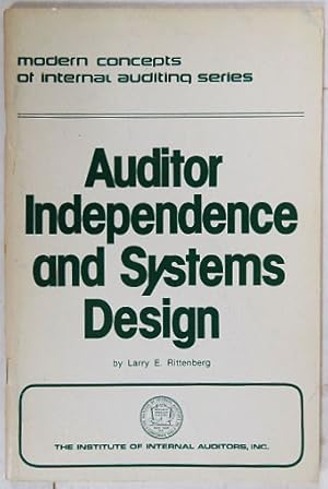 Seller image for Auditor Independence and Systems Design. for sale by Entelechy Books