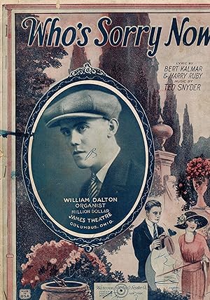 Who's Sorry Now : Vintage sheet Music - William Dalton Cover