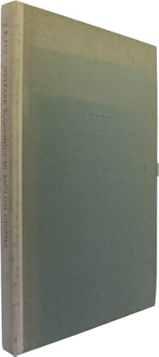 Image du vendeur pour Welfare Economics in English Utopias from Francis Bacon to Adam Smith. mis en vente par Rotes Antiquariat